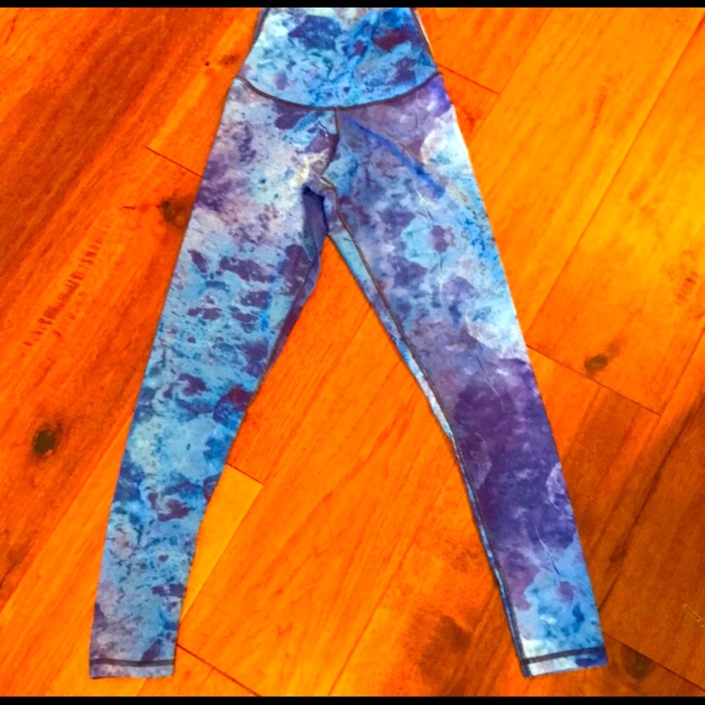 DYI full length leggings watercolor